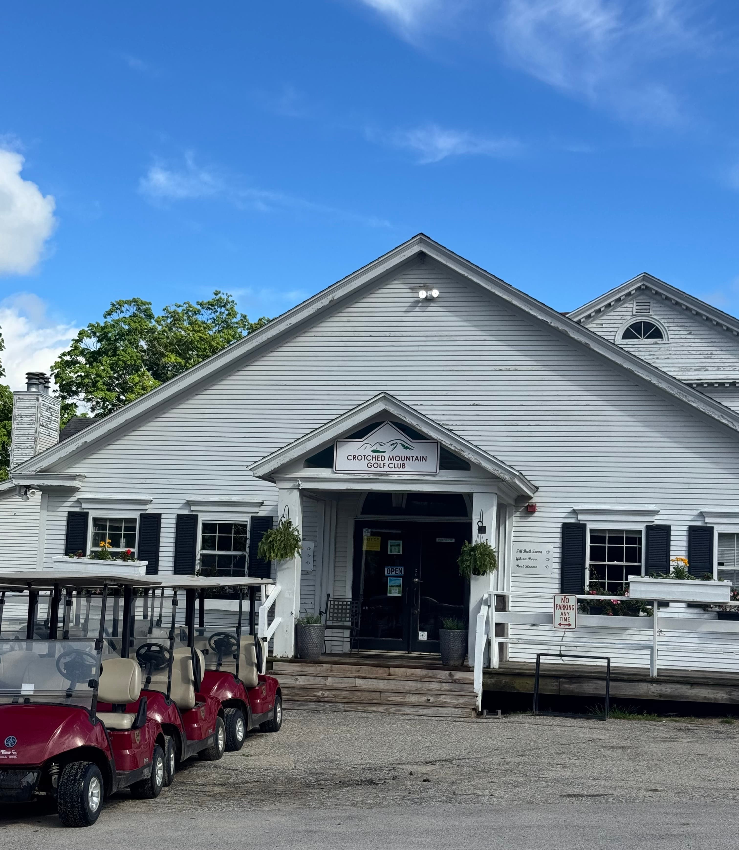 Nearby outing — Crotched Mountain clubhouse