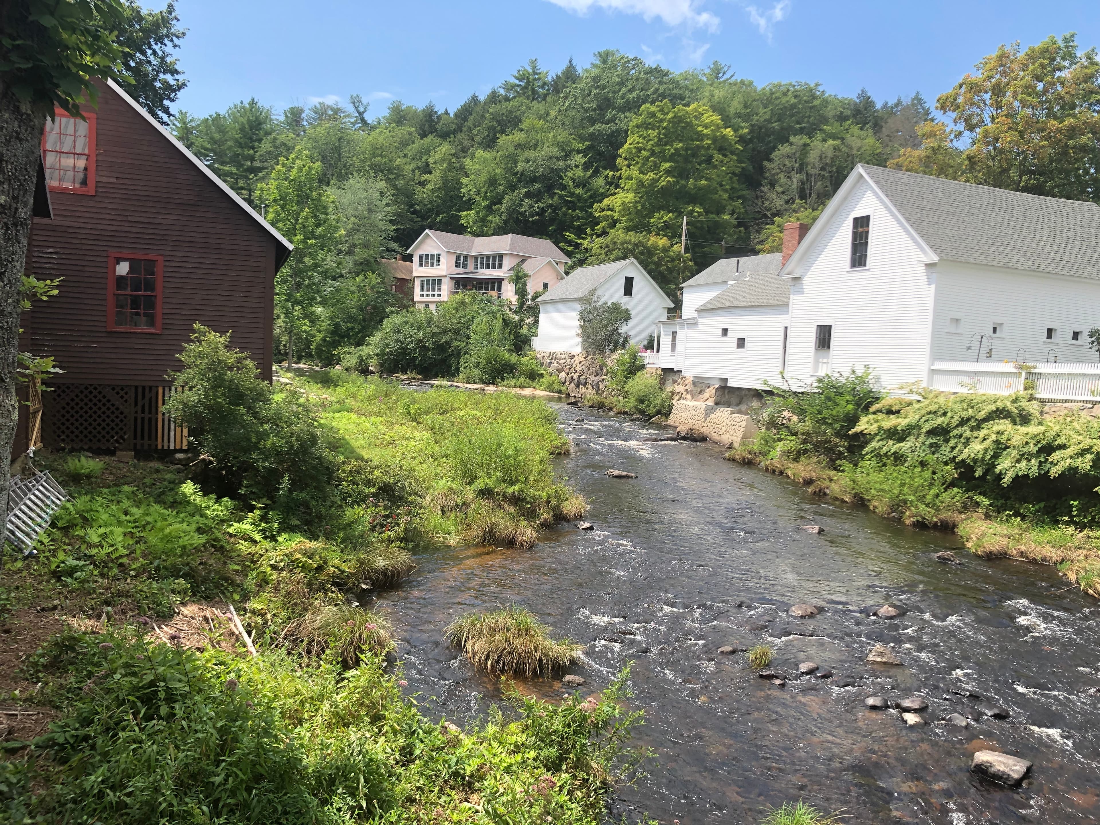 Francestown village by the water